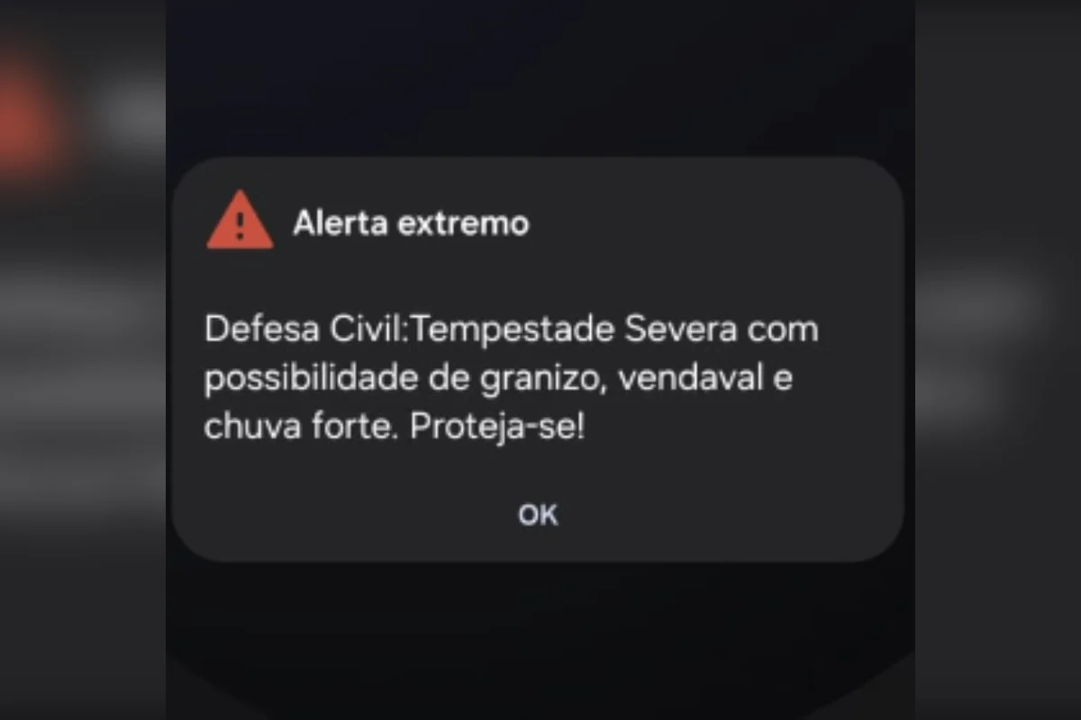 Chuva forte, vendaval e granizo: moradores de BH recebem 3 alertas seguidos