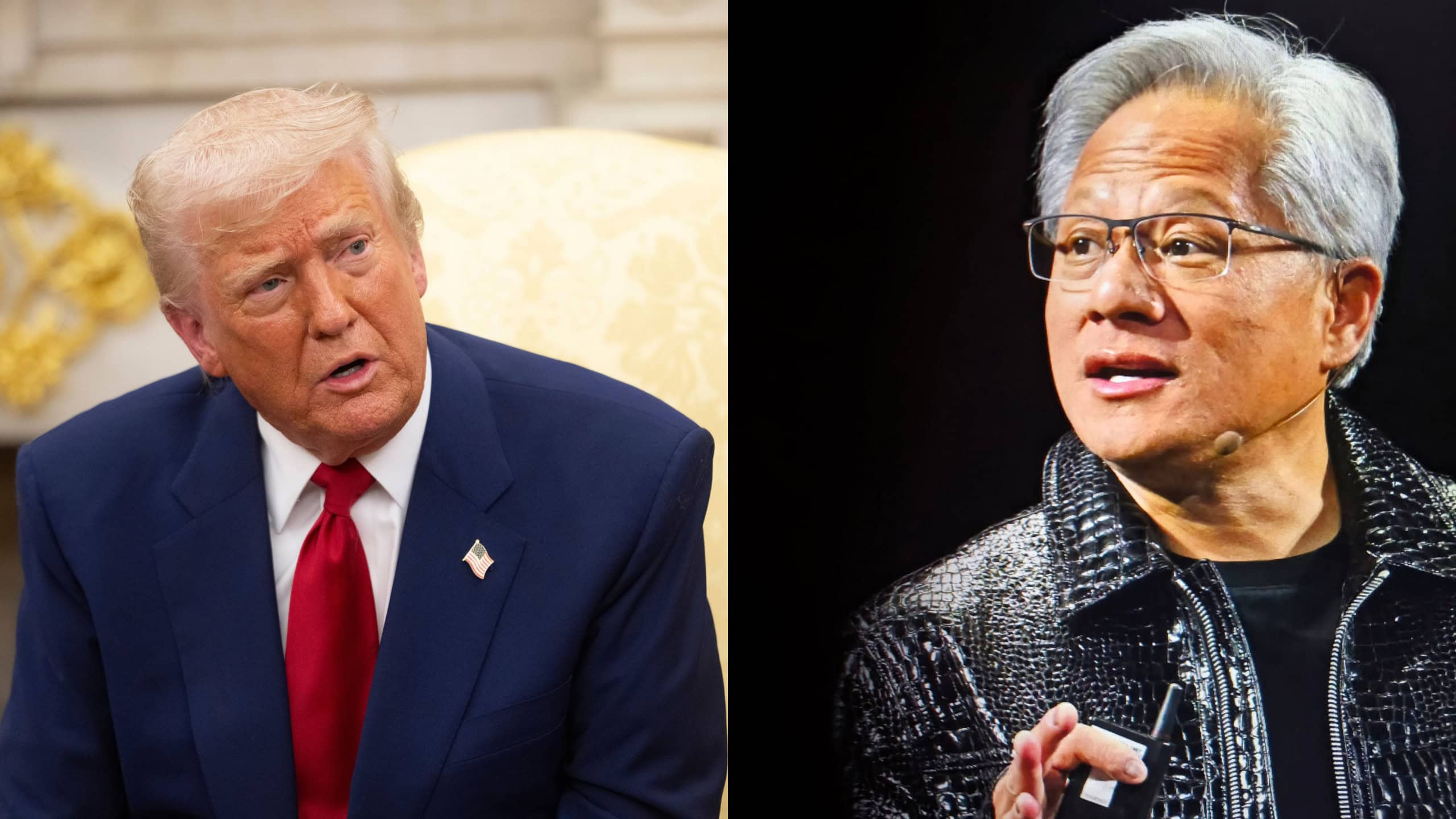 CEO da Nvidia ganha espaço com Trump enquanto gigantes da IA pedem mais regras para a tecnologia