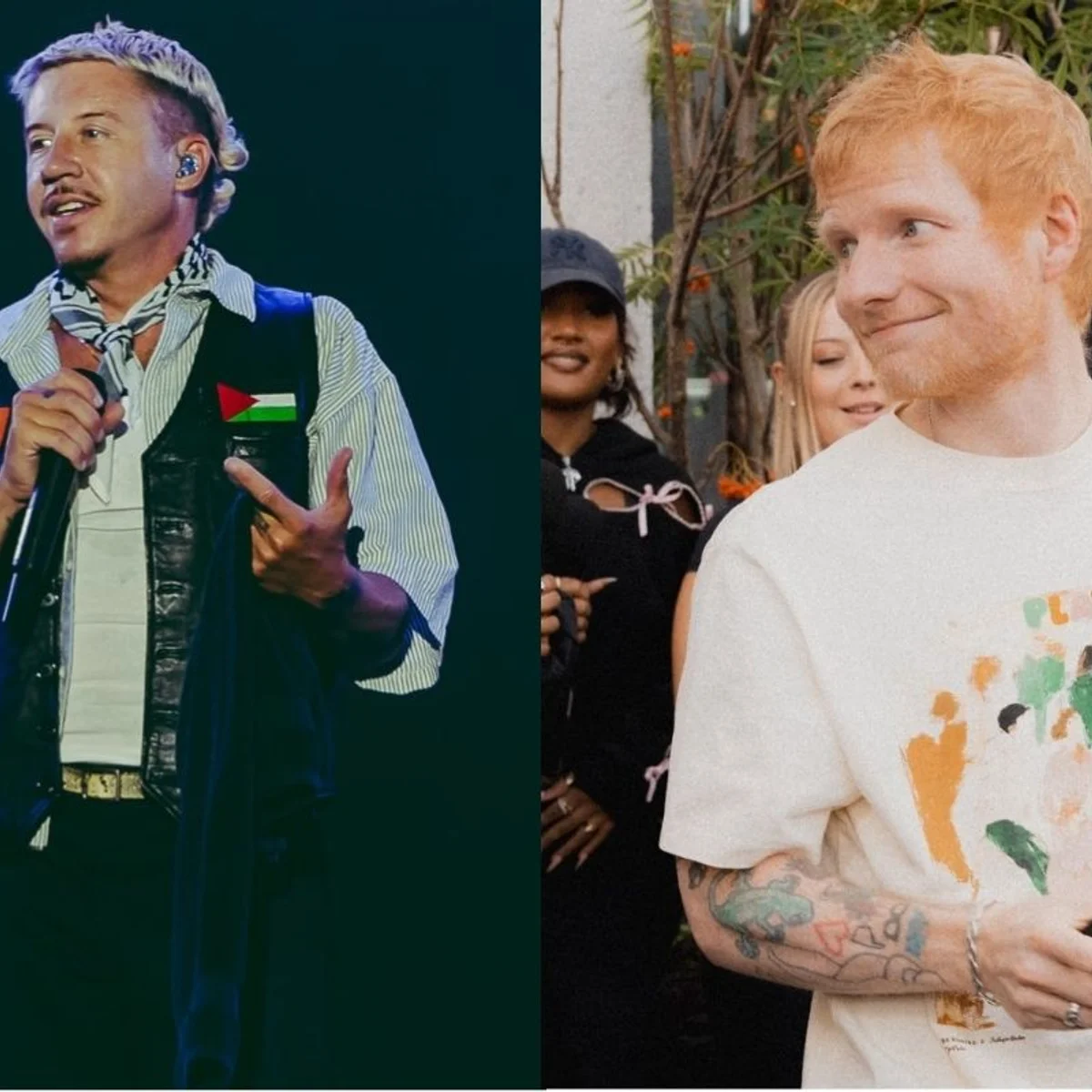 Ed Sheeran "demite" rapper que apoiou Palestina e revolta fãs: "Repugnante"