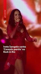 Ivete Sangalo canta "Corazón partío' no Rock in Rio