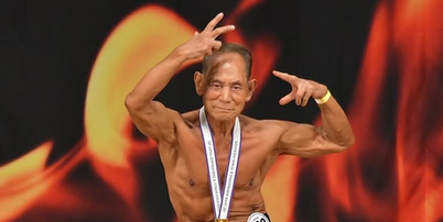 Toshisuke Kanazawa come&ccedil;ou a competir na juventude e agora, aos 90 anos, segue na ativa Foto: Reprodu&ccedil;&atilde;o/Instagram/@toshisuke.kanazawa