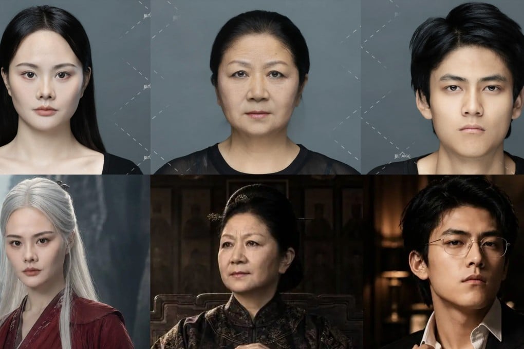 In China, a growing AI market is allowing everyday citizens to generate income by licensing their facial data to digital content creators. Photo: SCMP composite/ncaigc.com