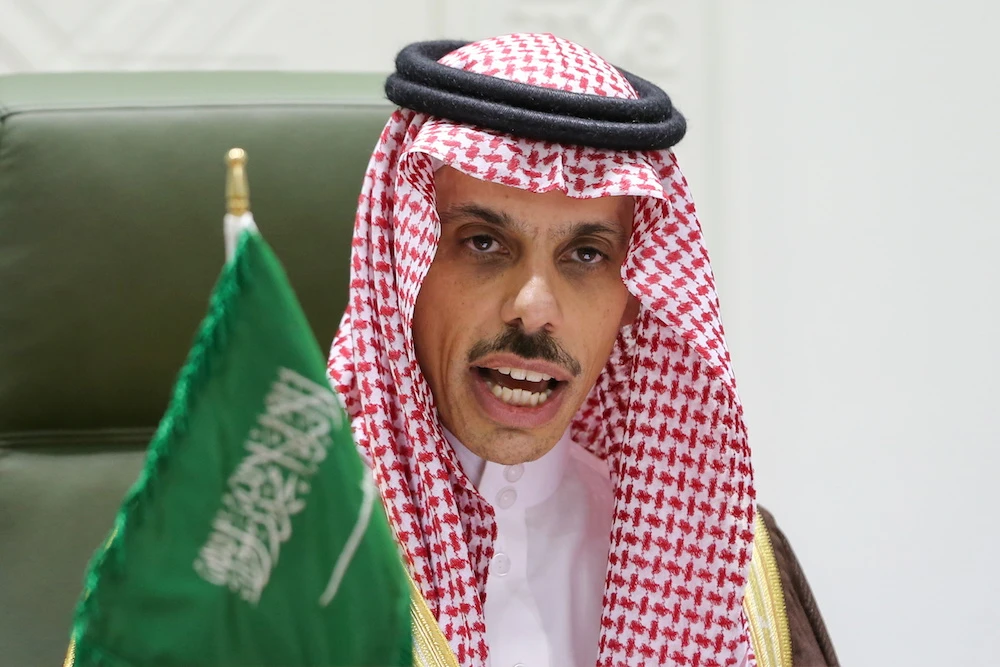 O ministro das Relações Exteriores da Arábia Saudita chega a Nova York para a Assembleia Geral da ONU