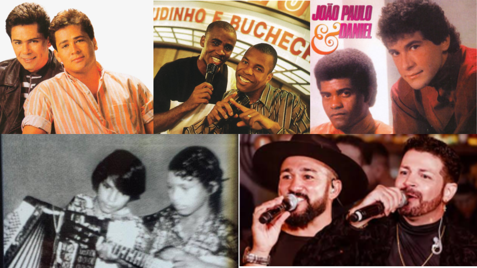Leandro & Leonardo, Claudinho & Buchecha, Jo&atilde;o Paulo & Daniel, Camargo & Camarguinho e Z&eacute; Henrique & Matheus est&atilde;o entre as duplas musicais que tiveram a trajet&oacute;ria interrompida pela morte de um dos integrantes