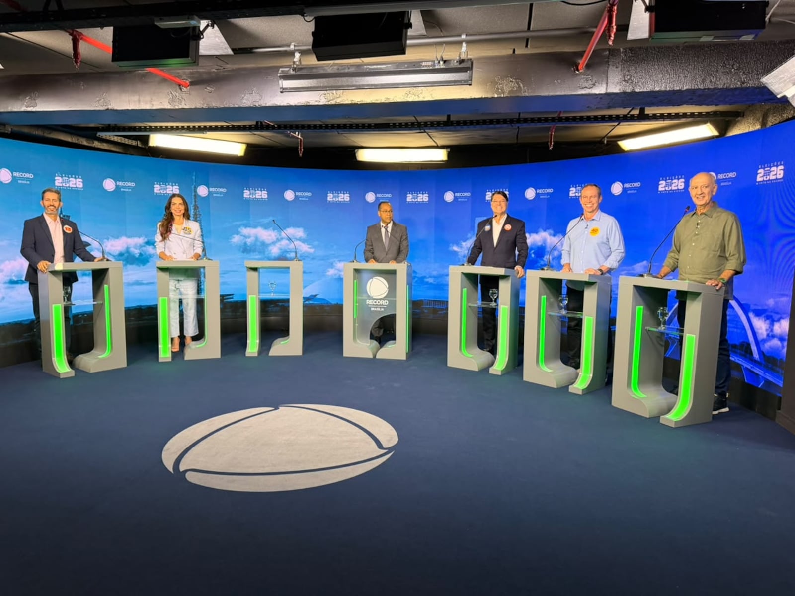 Candidatos ao governo do DF participam de debate na sede da RECORD Brasília RECORD - 21.09.2026