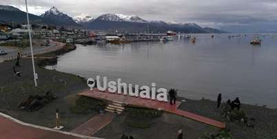 Vista da cidade de Ushuaia, na Terra do Fogo, na Argentina, em 17 de maio de 2026. Foto: AFP - JUAN MABROMATA / RFI