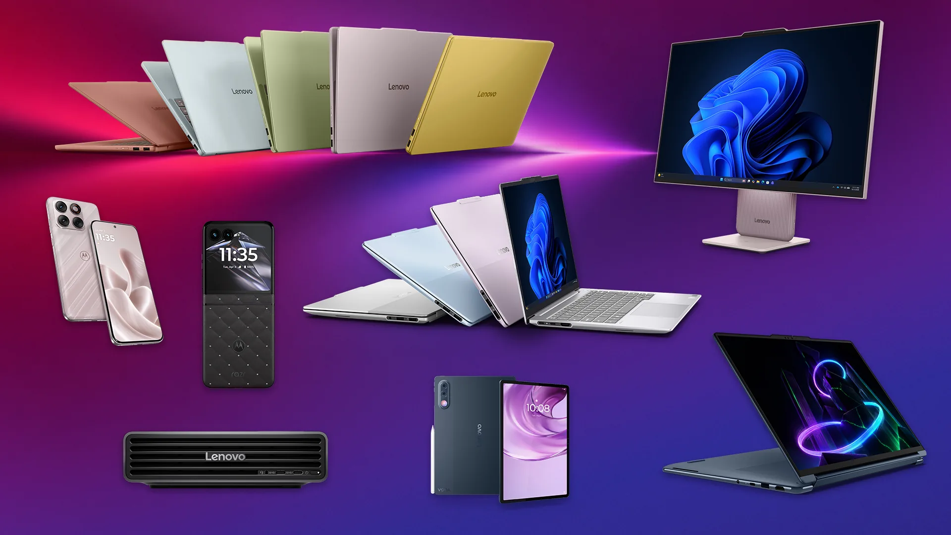 A Lenovo apresenta avanços na IA híbrida em novas tecnologias pessoais e empresariais no IFA 2026