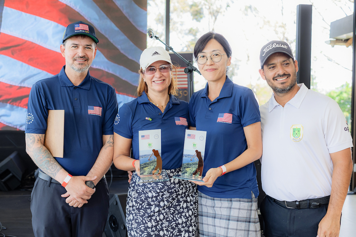 Freedom 250: Embaixada dos EUA recebe amigos em animado torneio de golfe