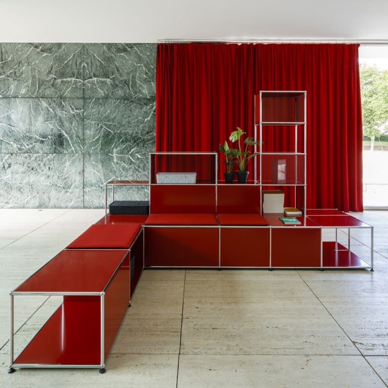 Colour and versatility are features of USM Modular Furniture designs, available at Lane Crawford in Hong Kong. Photo: Handout