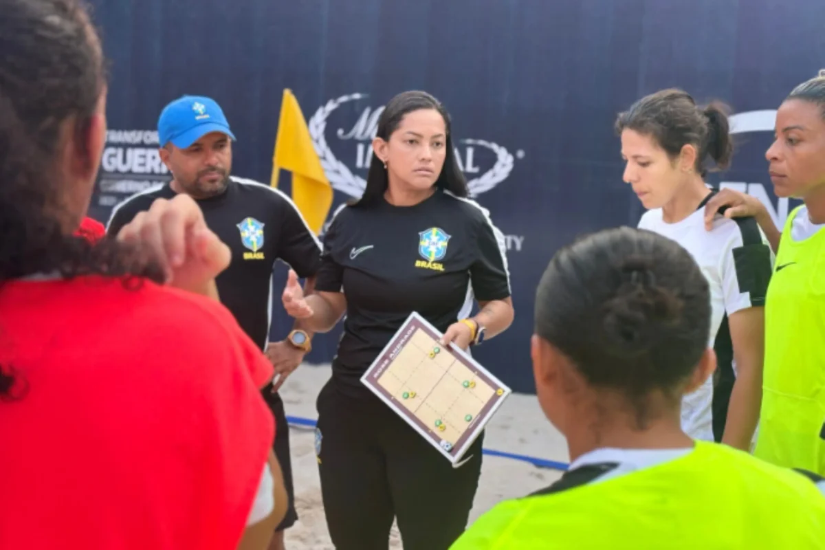 Técnica da Seleção Brasileira de Beach Soccer fala sobre valorizar a base