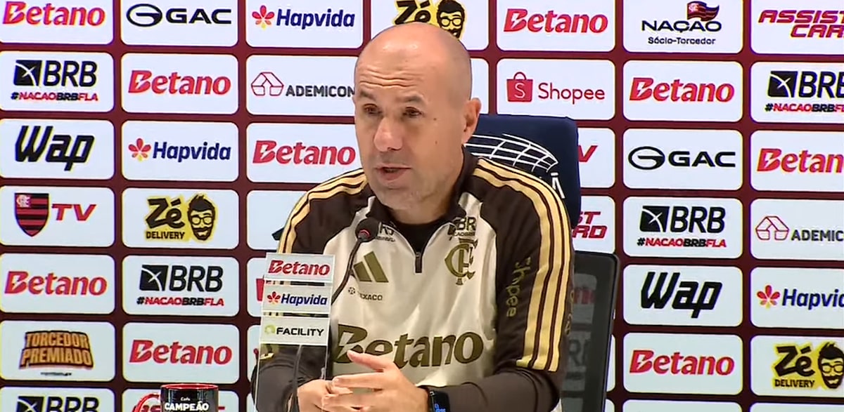 Jardim critica ataque do Flamengo contra o Corinthians: ‘Chutamos 33 vezes para fazer 2 gols’