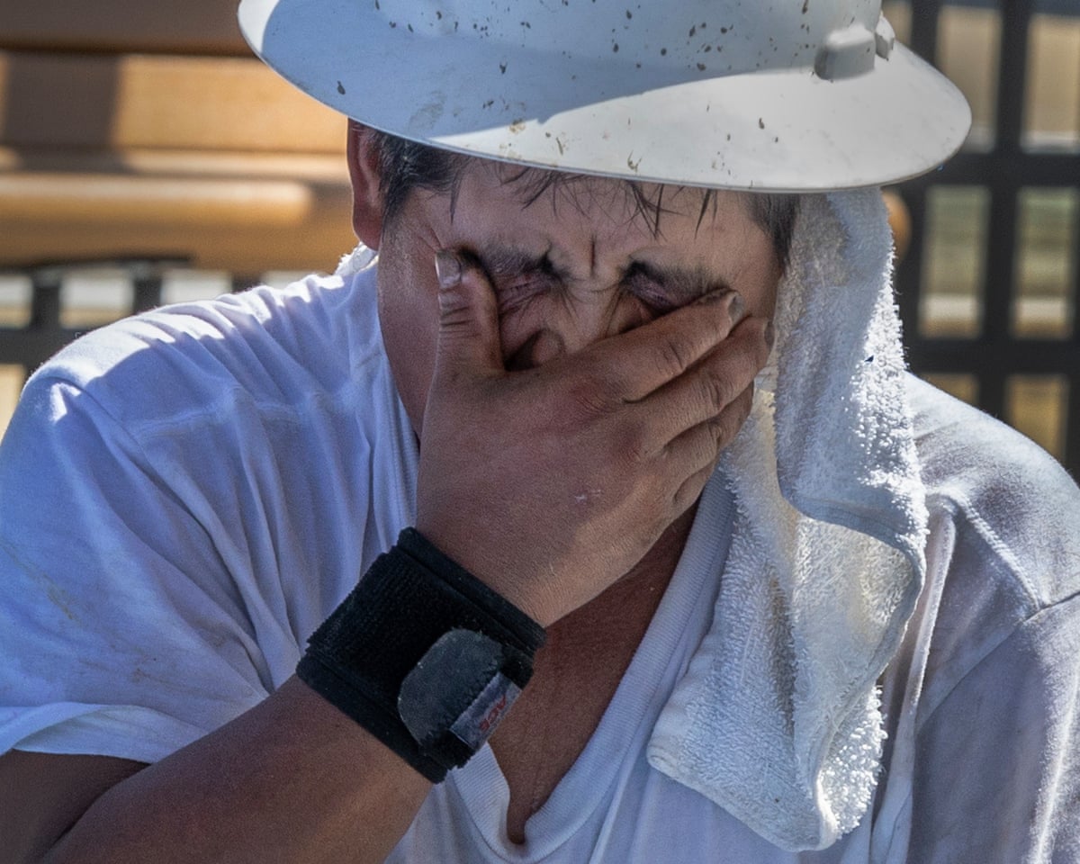 "Seu corpo luta para manter-se fresco": trabalhadores se esforçam em calor recorde enquanto regra federal é congelada