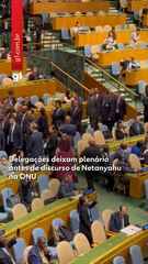Delegações deixam plenário antes de discurso de Netanyahu na ONU