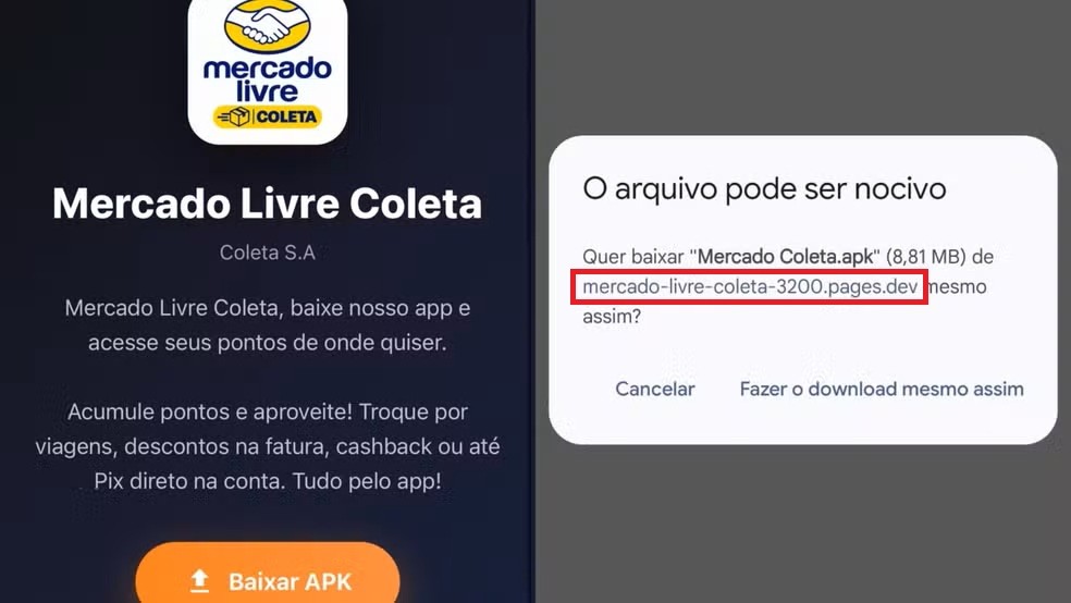 Golpe do falso Mercado Livre: como site e app podem roubar seus dados