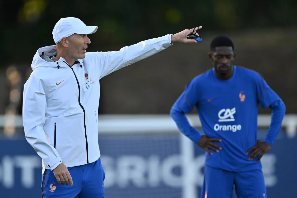 Zidane faz mudanças na França: Mbappé na esquerda e Dembélé de centroavante