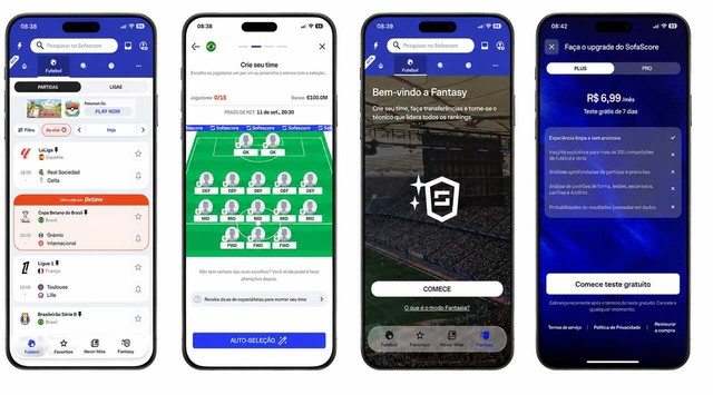 Brasileirão 2026: 8 apps para acompanhar tabela, jogos e seu time