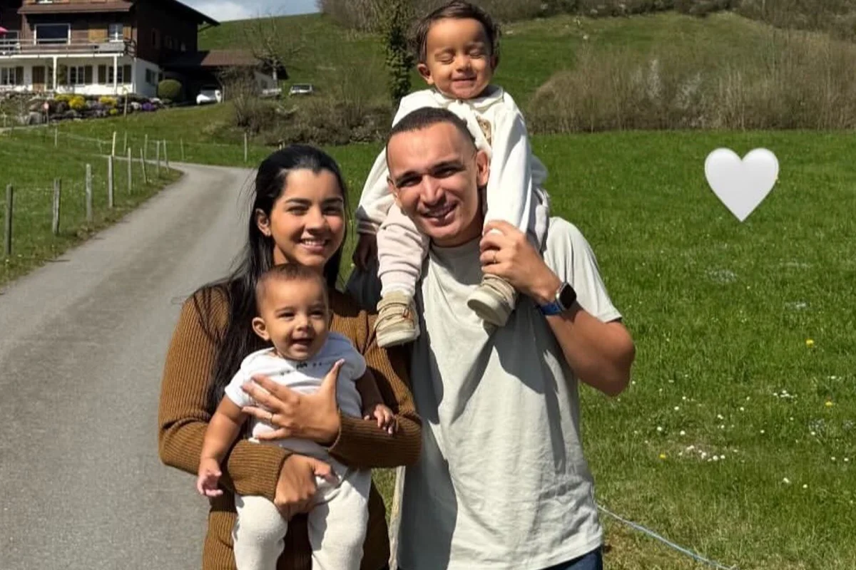 Filhos de João Gomes se empolgam ao assistir show do pai no Rock in Rio