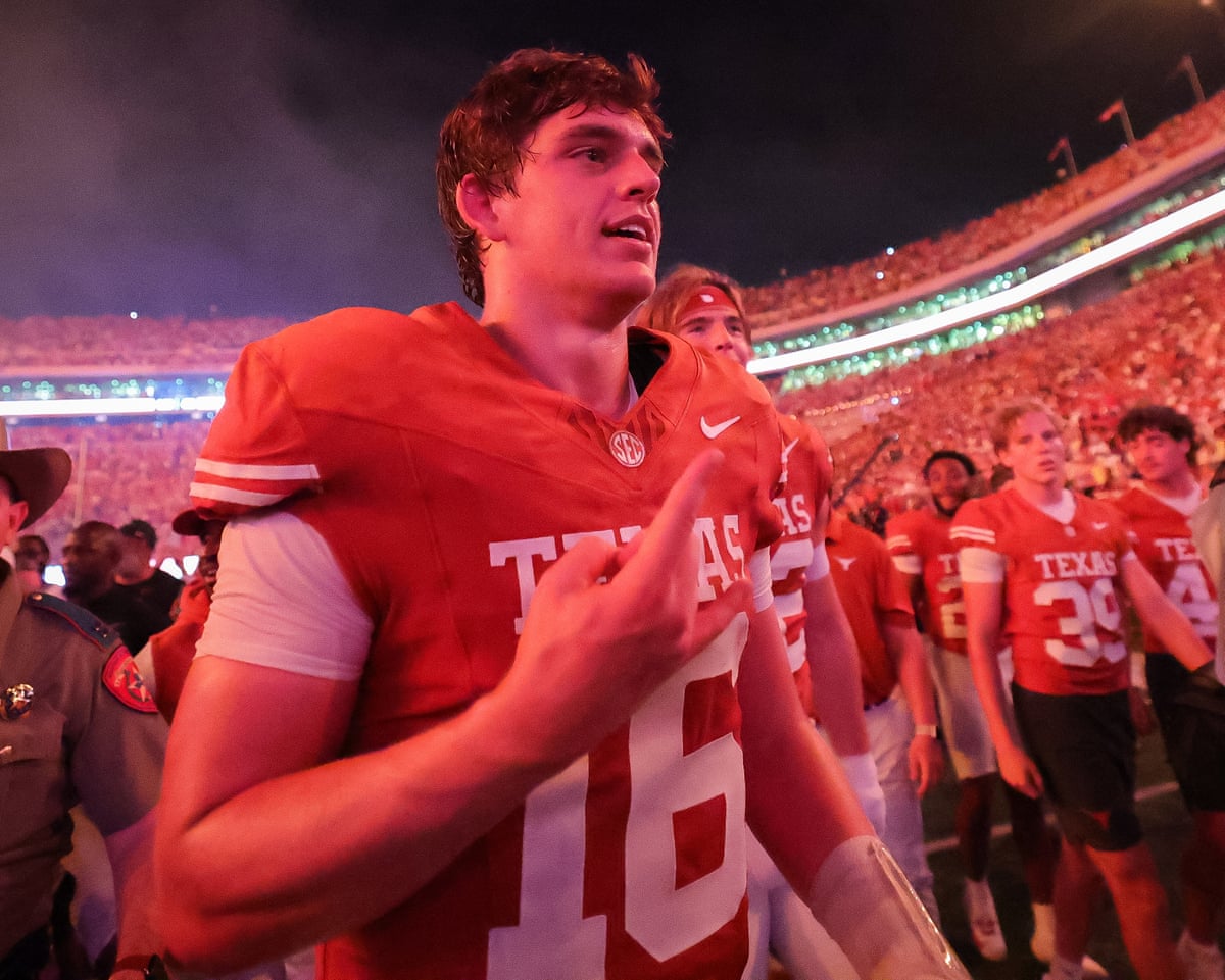 Arch Manning lidera o Texas na recuperação de 20 pontos no quarto período para chocar o Ohio State nº 1