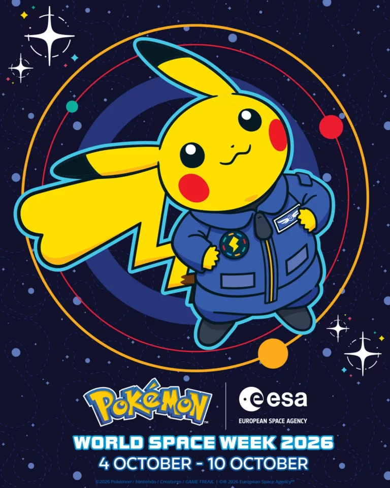 Pikachu astronauta vai para o espaço e ganha exposição na Europa