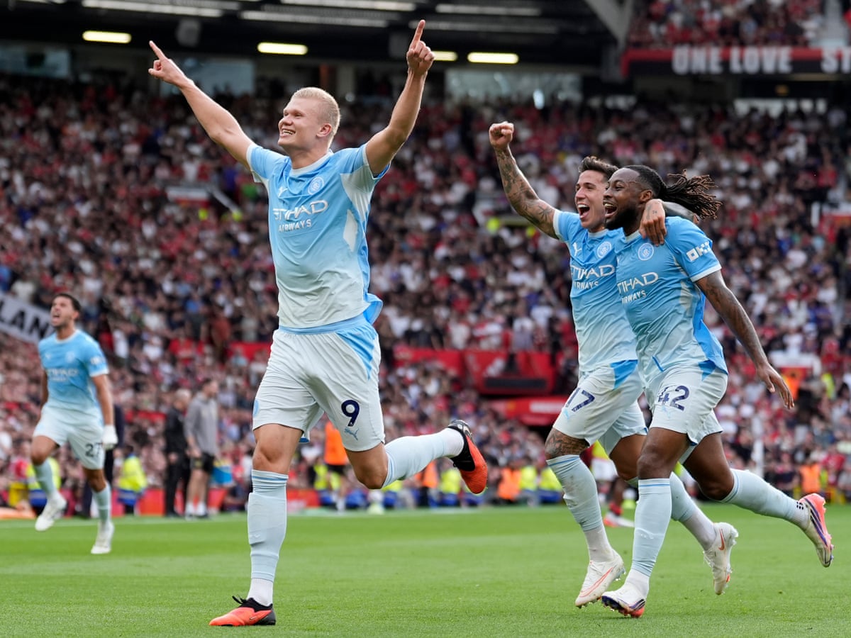 Manchester City se recuperam do cartão vermelho de Foden enquanto Haaland vence o clássico contra o United