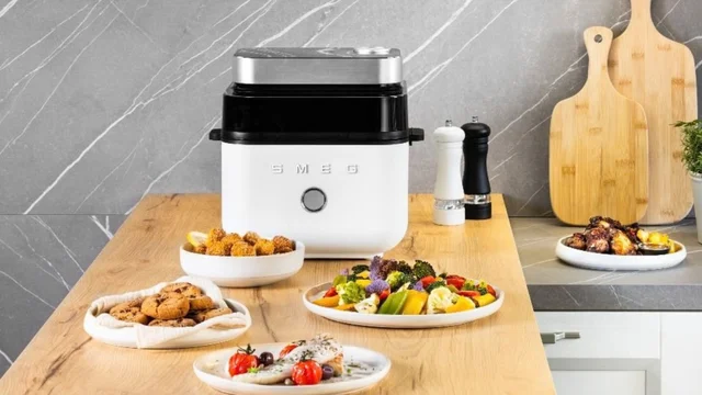 Smeg lança air fryer “bonita de verdade” com cesto que vai na lava-louças