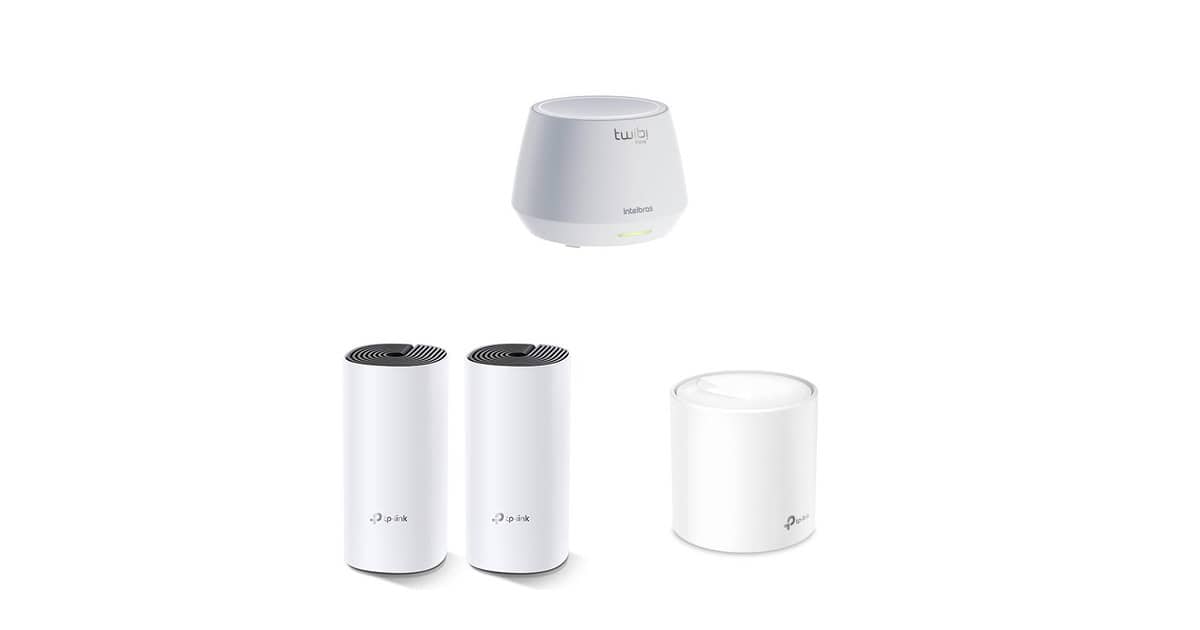 Quer melhorar o Wi-Fi de casa? Confira uma seleção de roteadores mesh em promoção na Amazon