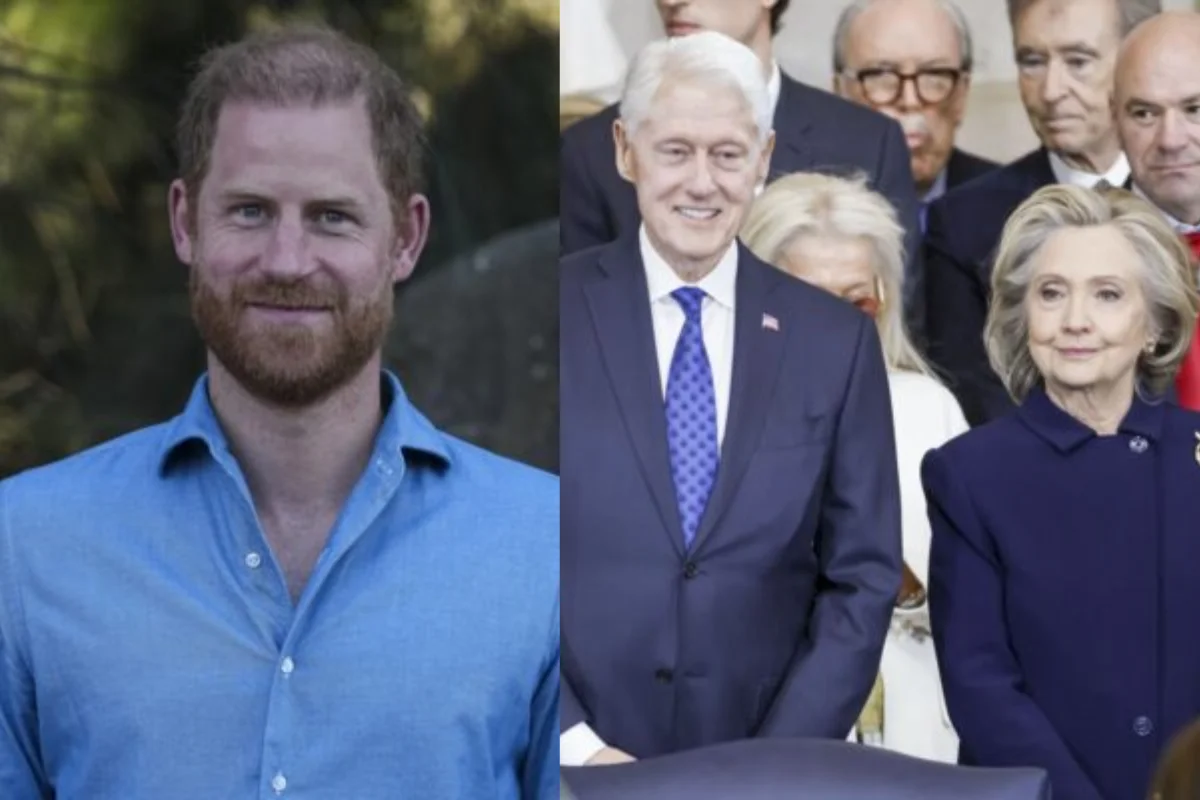 Príncipe Harry, Bill Clinton e Hillary Clinton