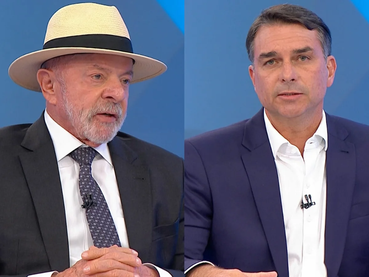 AtlasIntel: Lula tem 44,1% no 1º turno e Flávio Bolsonaro encosta com 41,7%