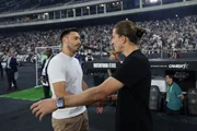 Davide Ancelotti e Filipe Luís, treinadores de Lille e Monaco
