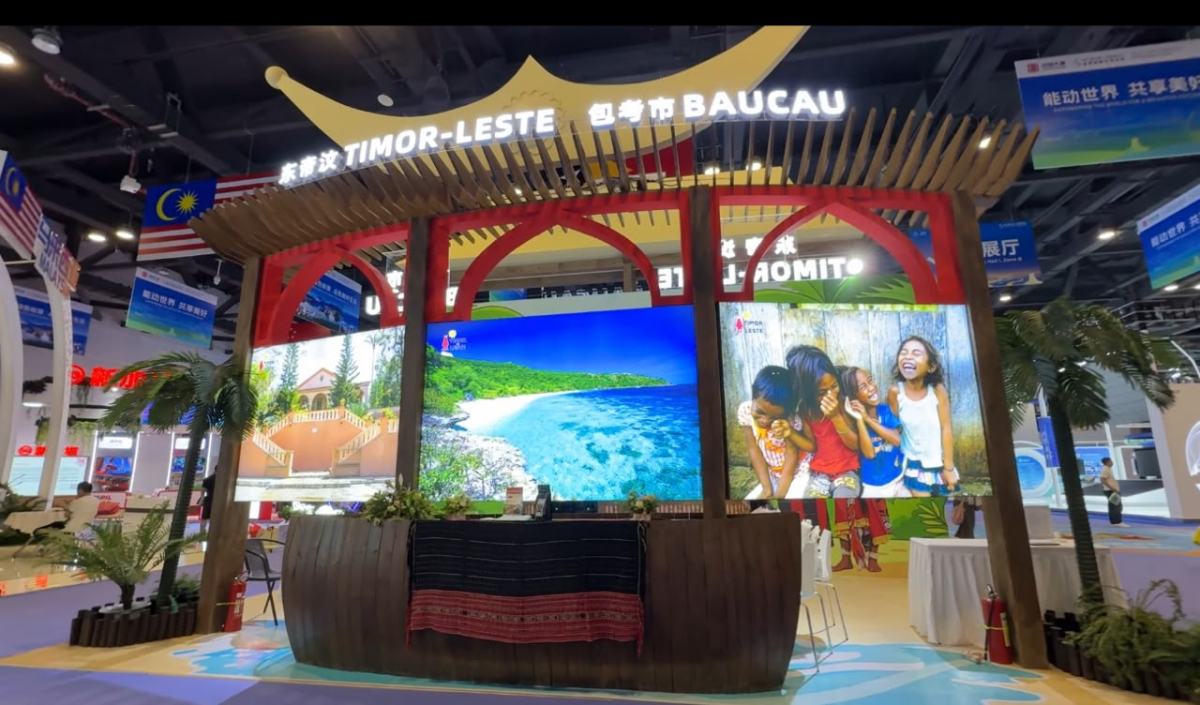 O Pavilhão de Timor-Leste sai o Melhor Pavilhão na CAEXPO de Nanning