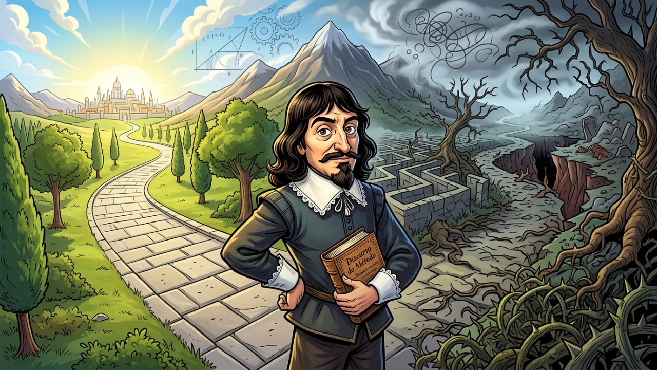 “Não basta ter uma boa mente; o principal é usá-la bem”: o aviso de Descartes sobre inteligência sem método