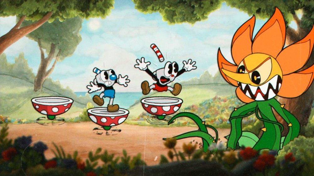 Cuphead pode ser jogado por duas pessoas em coop local — Foto: Divulgação/StudioMDHR Entertainment