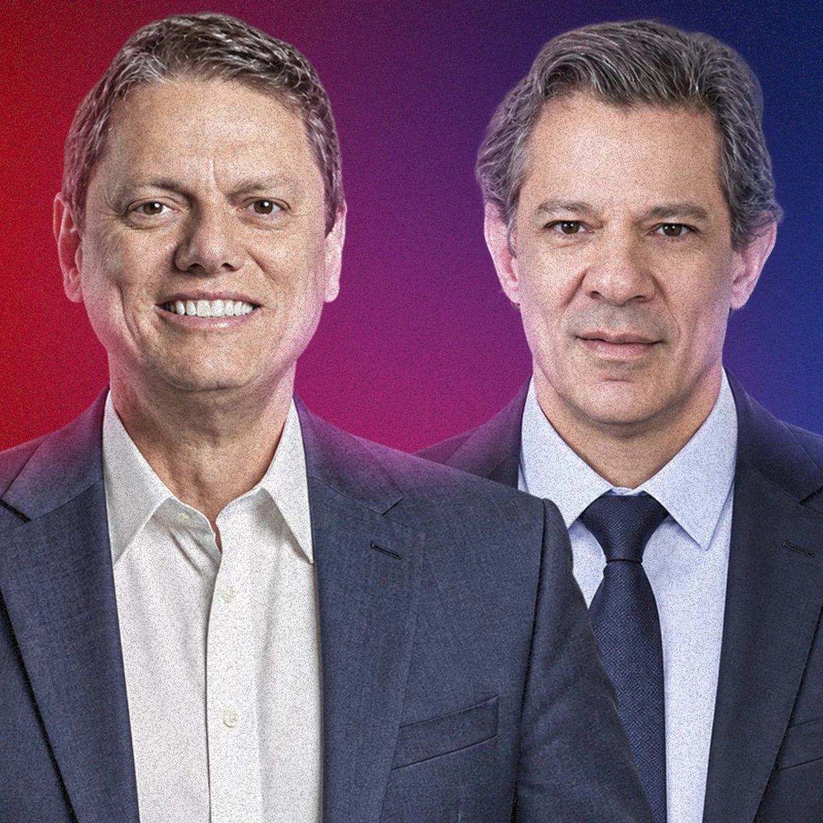 Datafolha: Tarcísio tem 49% e Haddad, 29% no 1º turno para o governo de SP