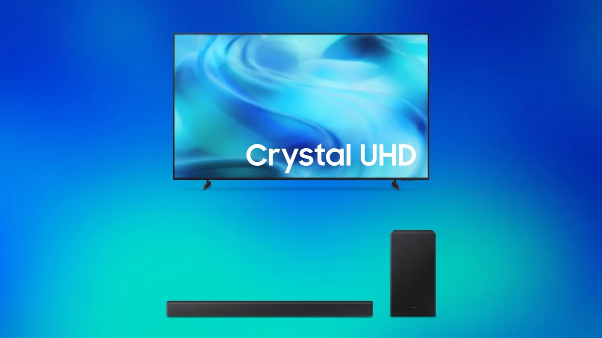combo samsung tv e soundbar