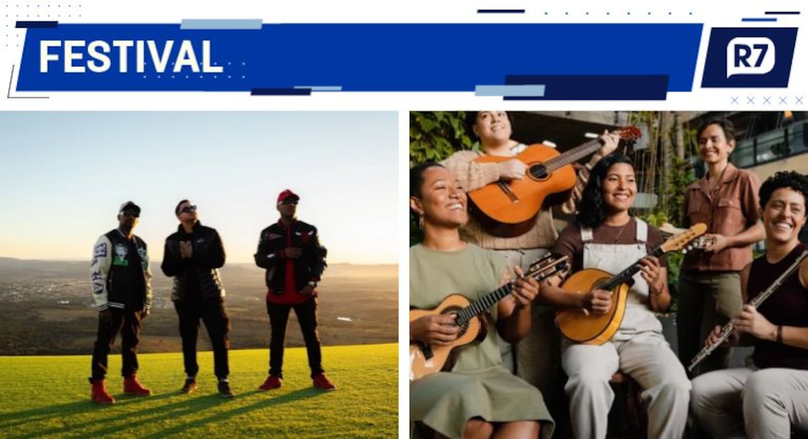 Festivais transformam espaços em encontros de cultura, diversão e experiências Material cedido ao R7; Divulgação/CAIXA Cultural Brasília