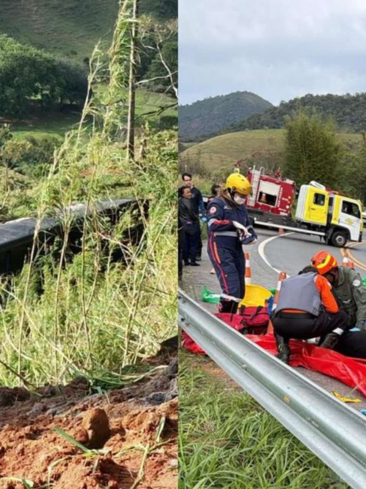 Acidente entre ônibus e carro deixa ao menos 6 mortos no interior de SP