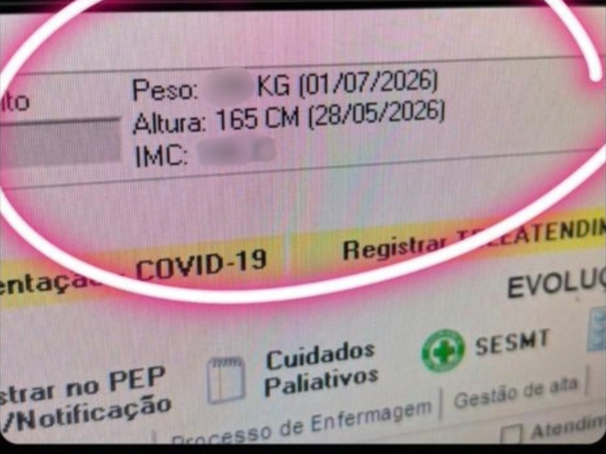 Médico divulga prontuário e ironiza paciente com sobrepeso nas redes sociais