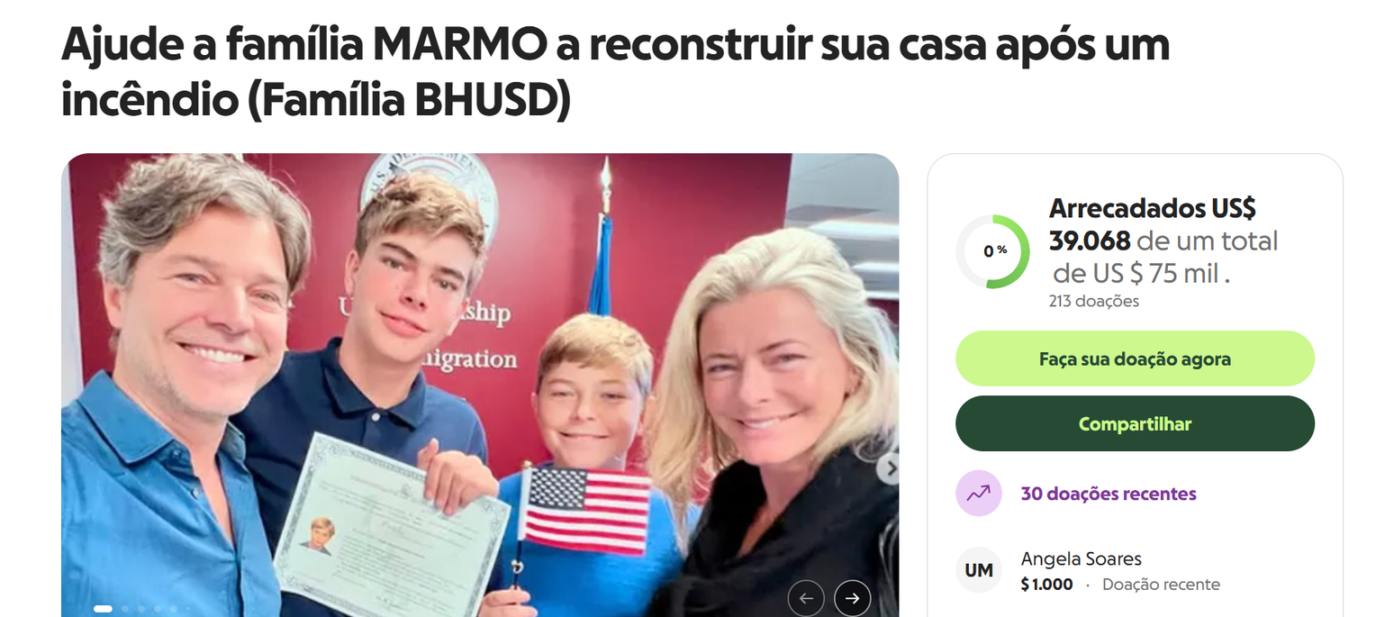 Vaquinha de Erik atinge mais da metade da meta