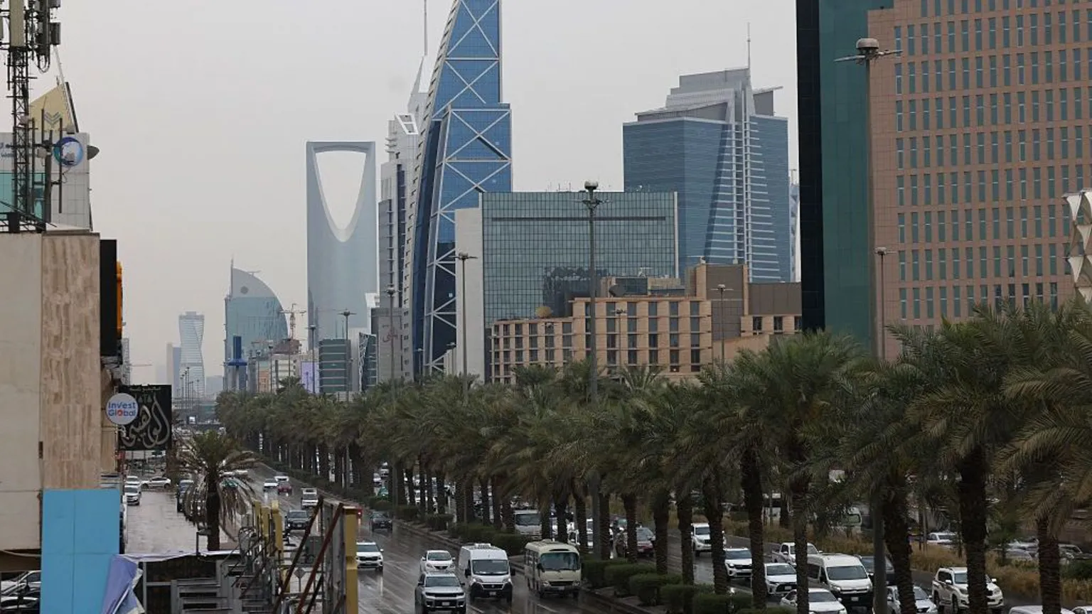 Fayez Nureldine / AFP via Getty Images Vehciles drive along the King Fahad road, a principal transport arteries that links the city's southern and northern districts, in the Saudi capital Riyadh on March 3, 2026. The United States and Israel launched strikes against Iran on February 28, with the killing of Iran's supreme leader and the Islamic republic retaliated with barrages of missiles at Gulf states and Israel.