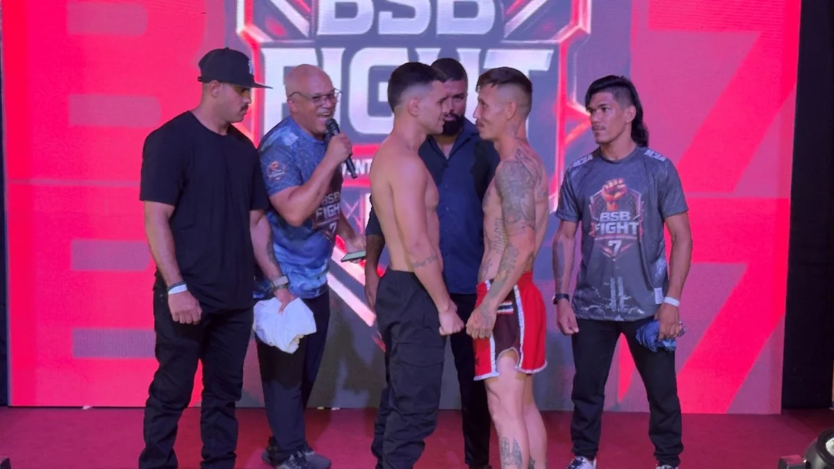 BSB Fight 7: pesagens e encaradas movimentam o evento antes das lutas