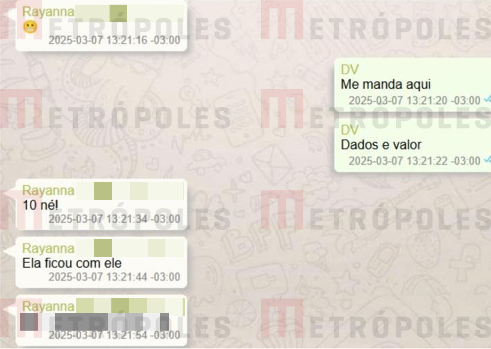 "Ela ficou com o Kassio": conversa de Vorcaro cita cobrança de R$ 10 mil por encontro