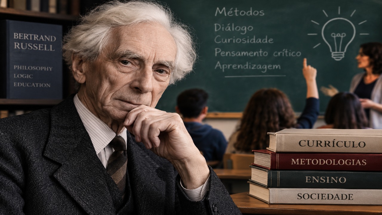 Bertrand Russell, filósofo britânico: “Mais importante que o currículo é a questão dos métodos de ensino e do espírito em que o ensino é dado”, a frase de 1926 que ainda divide especialistas em conteúdo e defensores de novas metodologias