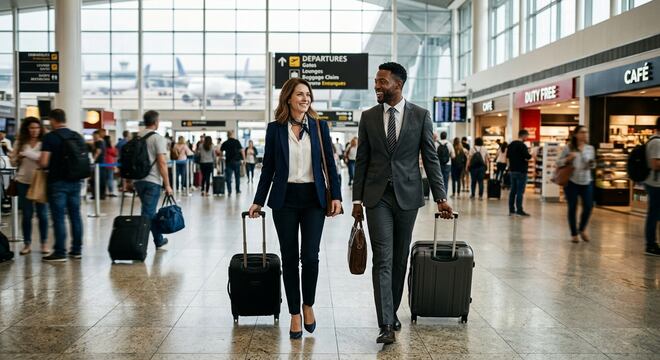 Segunda-feira concentra mais que o dobro das viagens corporativas e tem preço 60% maior na passagem aérea