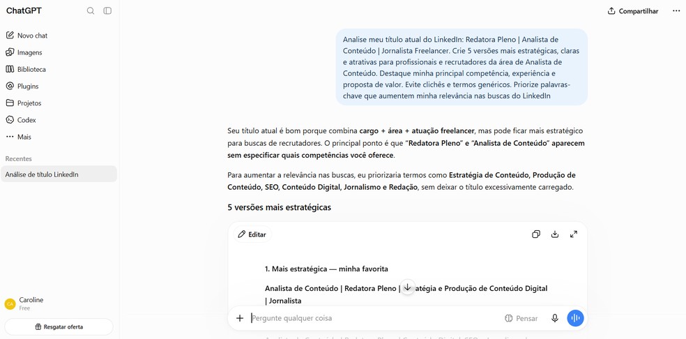 Prompt para LinkedIn: 9 opções para melhorar perfil e ganhar destaque