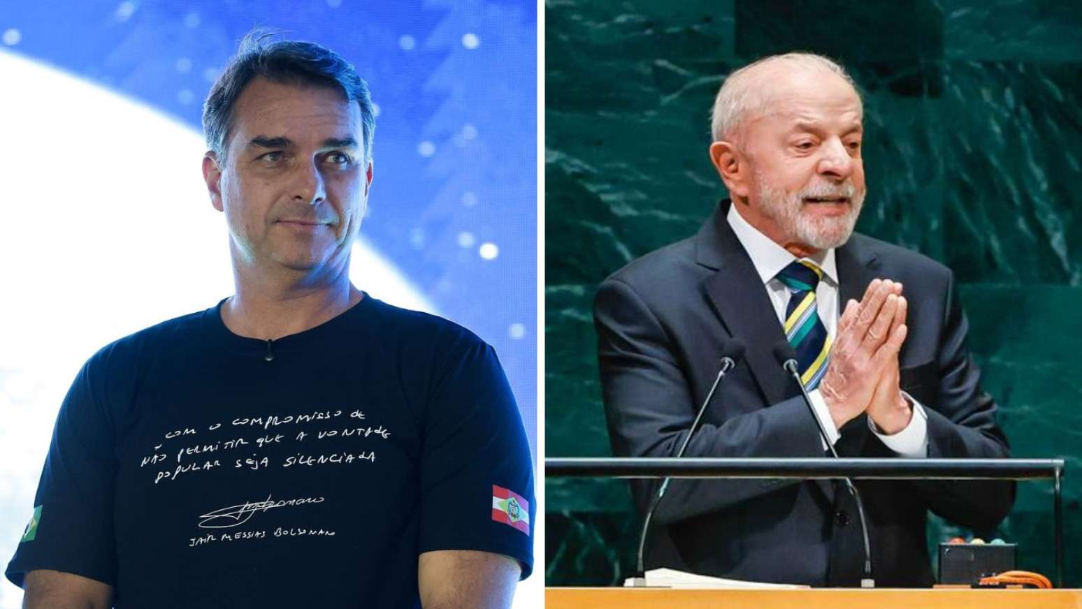 Fl&aacute;vio Bolsonaro pede ao TSE que Lula seja impedido de usar discurso na ONU em campanha eleitoral