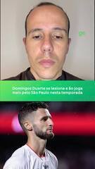Domingos Duarte não joga mais pelo São Paulo nesta temporada