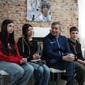 Máximo Kirchner recorre la provincia y se reunió con jóvenes en Magdalena