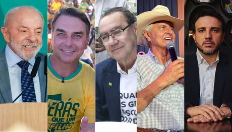 Lula em NY e Flávio Bolsonaro em RN; confira a agenda dos candidatos nesta segunda-feira (21)