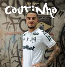 Santos oficializa contratação de Coutinho Foto: Reprodução @santosfc via Inst / Estadão
