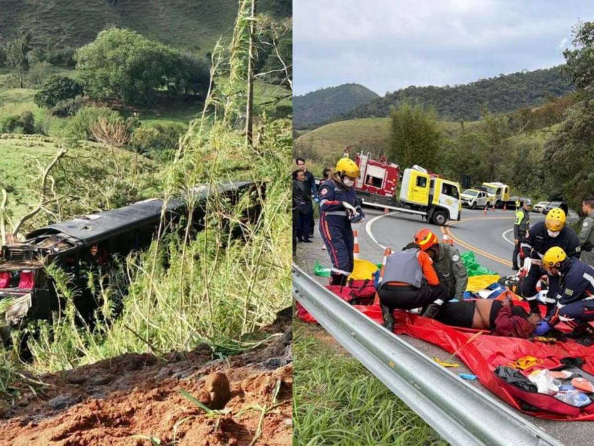 Quem são as vítimas do acidente de ônibus que caiu em ribanceira em São Paulo